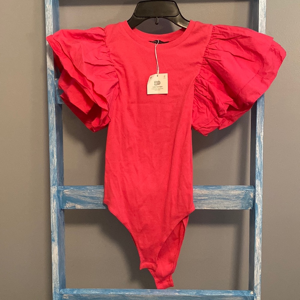Zara pink bodysuit